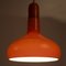 Industry Pendant Lamp in Orange Metal for Staff Light, 1970s, Image 6