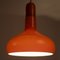 Lámpara colgante Industry de metal naranja para Staff Light, años 70, Imagen 6