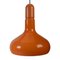 Industry Pendant Lamp in Orange Metal for Staff Light, 1970s 2