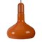 Industry Pendant Lamp in Orange Metal for Staff Light, 1970s, Image 2