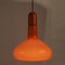 Industry Pendant Lamp in Orange Metal for Staff Light, 1970s 7