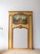 French Trumeau Mirror with Original Painting, 1900s 1