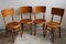 Antique Bentwood Chairs from Möbel & Furnier Fabrik AG, 1910s, Set of 4 1