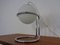 Lampada da tavolo in vetro opalino, Italia, anni '60, Immagine 1
