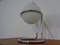 Lámpara de mesa esférica de vidrio opalino, Italia, años 60, Imagen 19