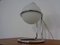 Lampe de Bureau Boule en Verre Opalin, Italie, 1960s 19