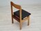 Danish Oak and Black Leather Church Chair by FDB Møbler, 1970s 14