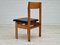 Danish Oak and Black Leather Church Chair by FDB Møbler, 1970s 10