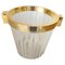 Champagne Bucket in Transparent Plastic and Brass, France, 20th Century, Image 1