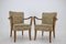 Oak Armchair, Czechoslovakia, 1940s, Set of 2 4