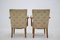 Oak Armchair, Czechoslovakia, 1940s, Set of 2 7