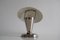 Lámpara de mesa Bauhaus de cromo, Checoslovaquia, años 30, Imagen 5