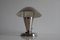 Lámpara de mesa Bauhaus de cromo, Checoslovaquia, años 30, Imagen 4