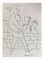 Mino Maccari, Walking Man, Disegno a china, anni '60, Immagine 1