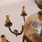 Vintage Brass & Glass Sphere Chandelier 6