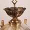 Vintage Brass & Glass Sphere Chandelier 5