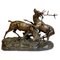 C-E Masson, Deer Fight, 1800s, Bronze 1