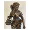 Statuetta Retour de Pêche in bronzo di Charles Anfrin, Immagine 4