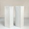 Large White Square Relief Vases attributed to Hutschenreuther, 1960s, Set of 2 3