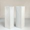 Large White Square Relief Vases attributed to Hutschenreuther, 1960s, Set of 2, Image 3