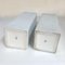 Large White Square Relief Vases attributed to Hutschenreuther, 1960s, Set of 2 9