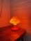 Lampada da tavolo vintage rossa con decorazione di Stepan Tabery, Immagine 3