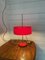 Vintage Desk Lamp in Red from EFC 7