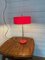 Lámpara de escritorio vintage en rojo de EFC, Imagen 6