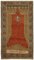 Vintage Turkish Red Area Rug, Image 1