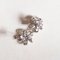 Vintage 18k White Gold and Brilliant Cut Diamond Earrings, 1980s, Set of 2, Image 1