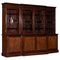 Large English Mahogany Astragal Glazed Breakfront Bookcase, 1880 1
