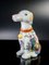 Handbemalter Hund aus Keramik, 20. Jahrhundert 4