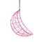 Modern Pink Hanging Egg Chair from Studio Stirling, Image 1