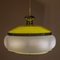 Space Age White and Yellow Pendant Lamp 4