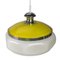 Space Age White and Yellow Pendant Lamp, Image 2