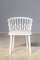 Chaise en Hêtre Peint en Blanc Mat avec Siège Rembourré avec Tissu, 1970s, Set de 6 6