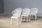 Painted Beech Chairs with Padded Fabric Seats, 1970s, Set of 6, Image 2