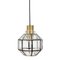 Mid-Century Octagonal Glass Ceiling Light Pendant from Limburg, Germany, 1960s 3