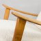 Rocking Chair in Oak and Boucle Fabric from Fritz Hansen, Denmark, 1960s 11
