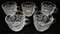 Vasos perforados Art Déco de Hortensja Glassworks, Polonia, años 50. Juego de 6, Imagen 5