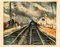 Maurice de Vlaminck, The Train Station, 1955, Lithograph, Image 1