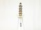 Orange & Clear Murano Glass Bottle with Silver Cork from Cleto Munari, 1990s, Image 6
