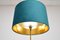 Lampada da terra vintage regolabile in teak e ottone, anni '60, Immagine 4