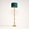 Vintage Teak & Brass Adjustable Floor Lamp, 1960s 2