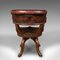 English Porters Hall Chair in Leather, 1880s 3