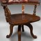 English Porters Hall Chair in Leather, 1880s, Image 11