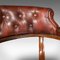 English Porters Hall Chair in Leather, 1880s, Image 9