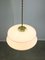 Mid-Century Italian Glass and Brass Pendant Lamp, Image 5