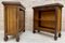 Grandes Tables de Chevet en Noyer, France, 1940, Set de 2 4