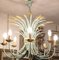 Vintage Golden Chandelier in Forged Iron, 1960s 3
